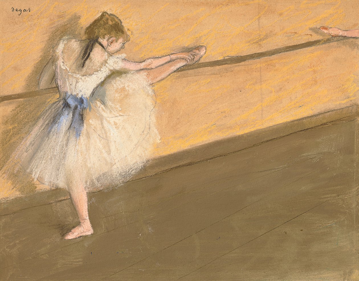 Dancer at the Bar by Edgar Degas