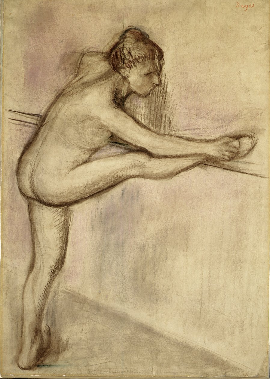 Dancer at the Bar by Edgar Degas