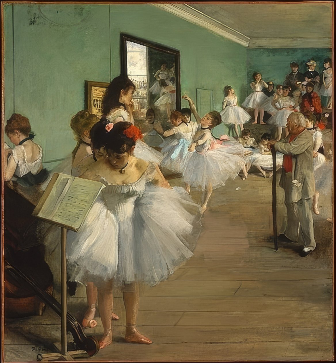 The Dance Lesson by Edgar Degas