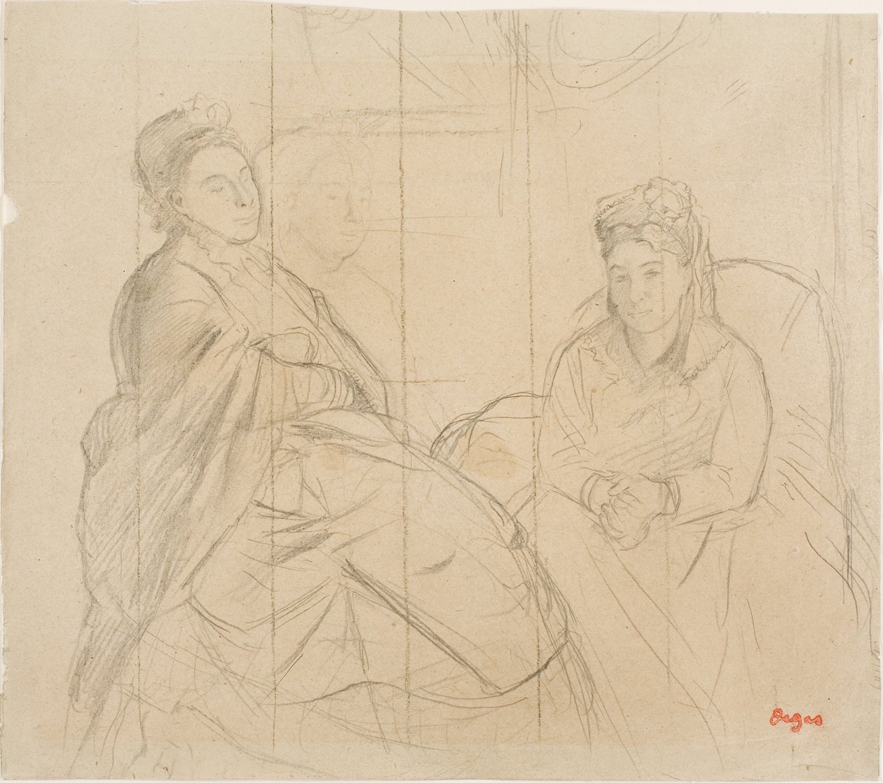 Madame Lisle and Madame Loubens by Edgar Degas