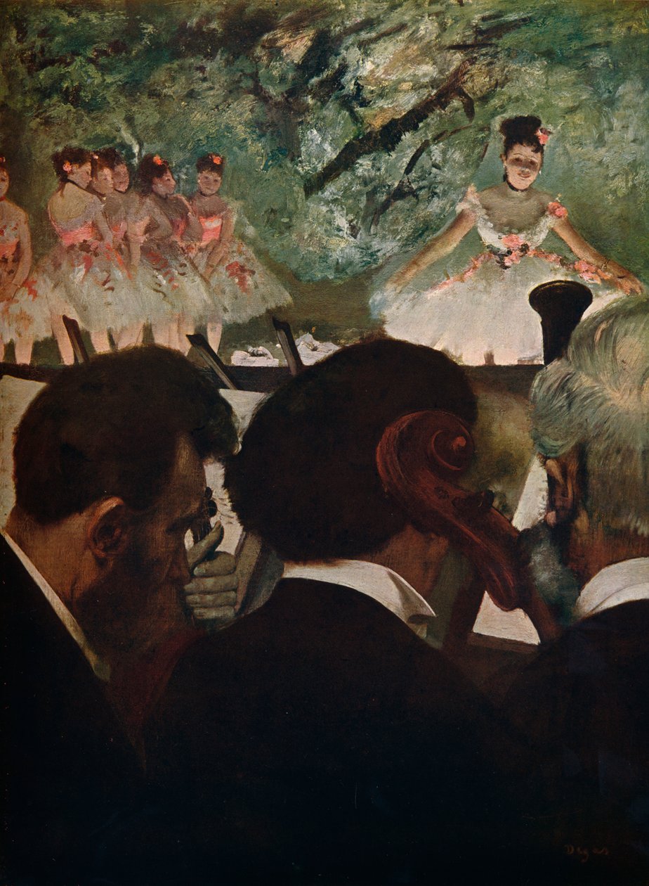 Orchestra Musicians by Edgar Degas
