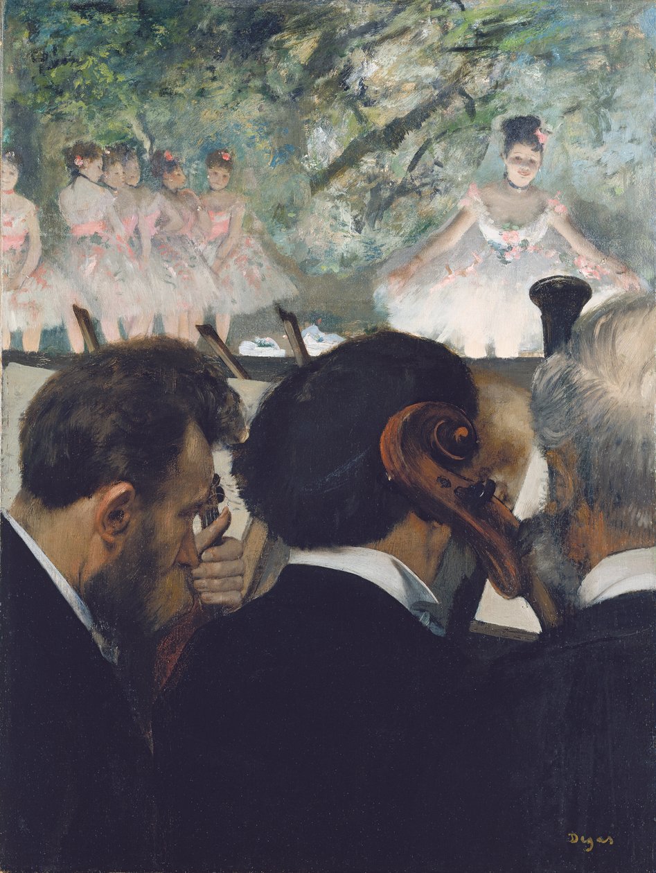 Orchestra Musicians by Edgar Degas