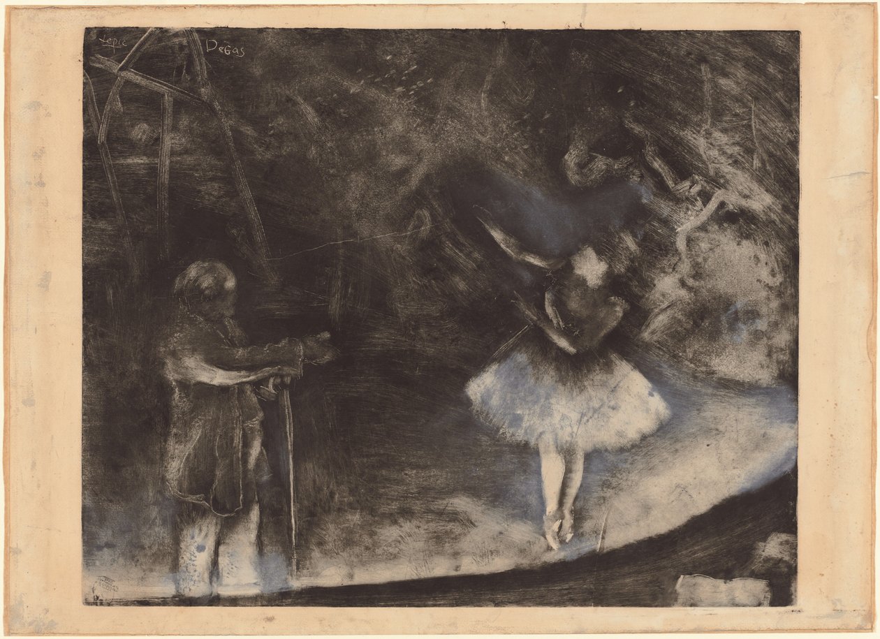 The Ballet Master by Edgar Degas