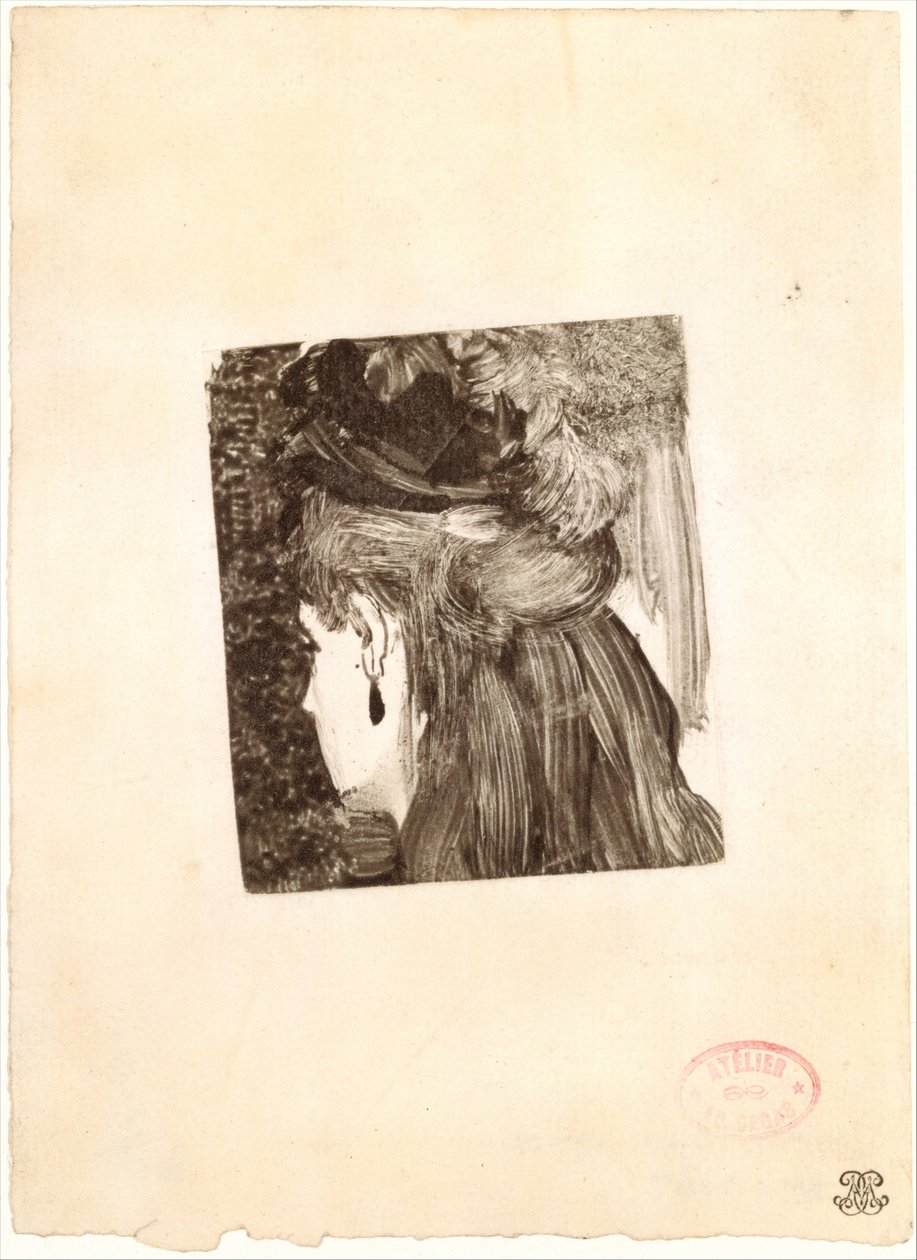 The Jet Earring by Edgar Degas