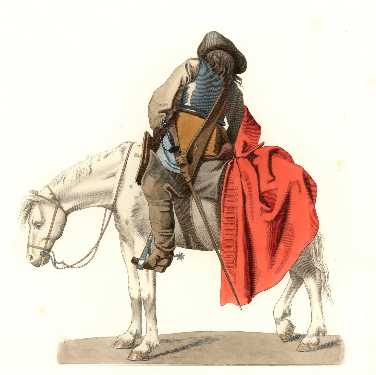 French Cavalry by Edmond Lechevallier Chevignard
