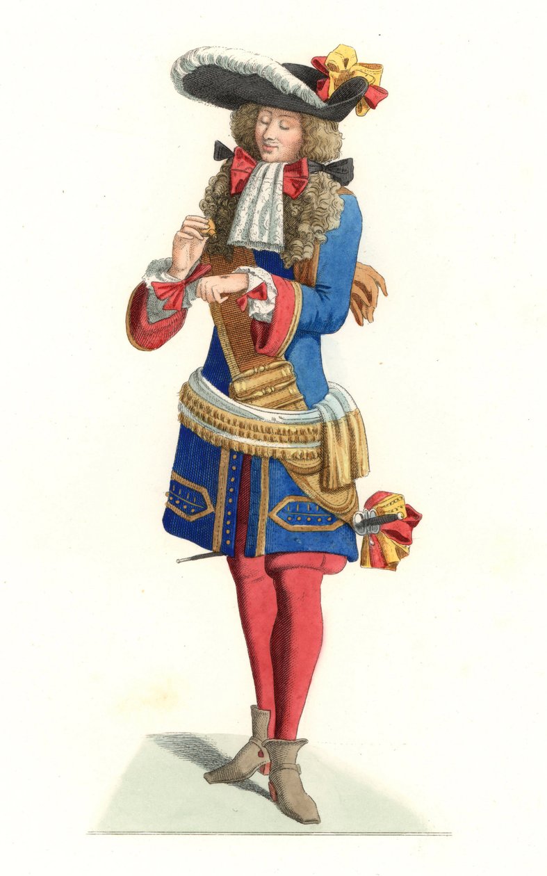 French Royal Officer by Edmond Lechevallier Chevignard