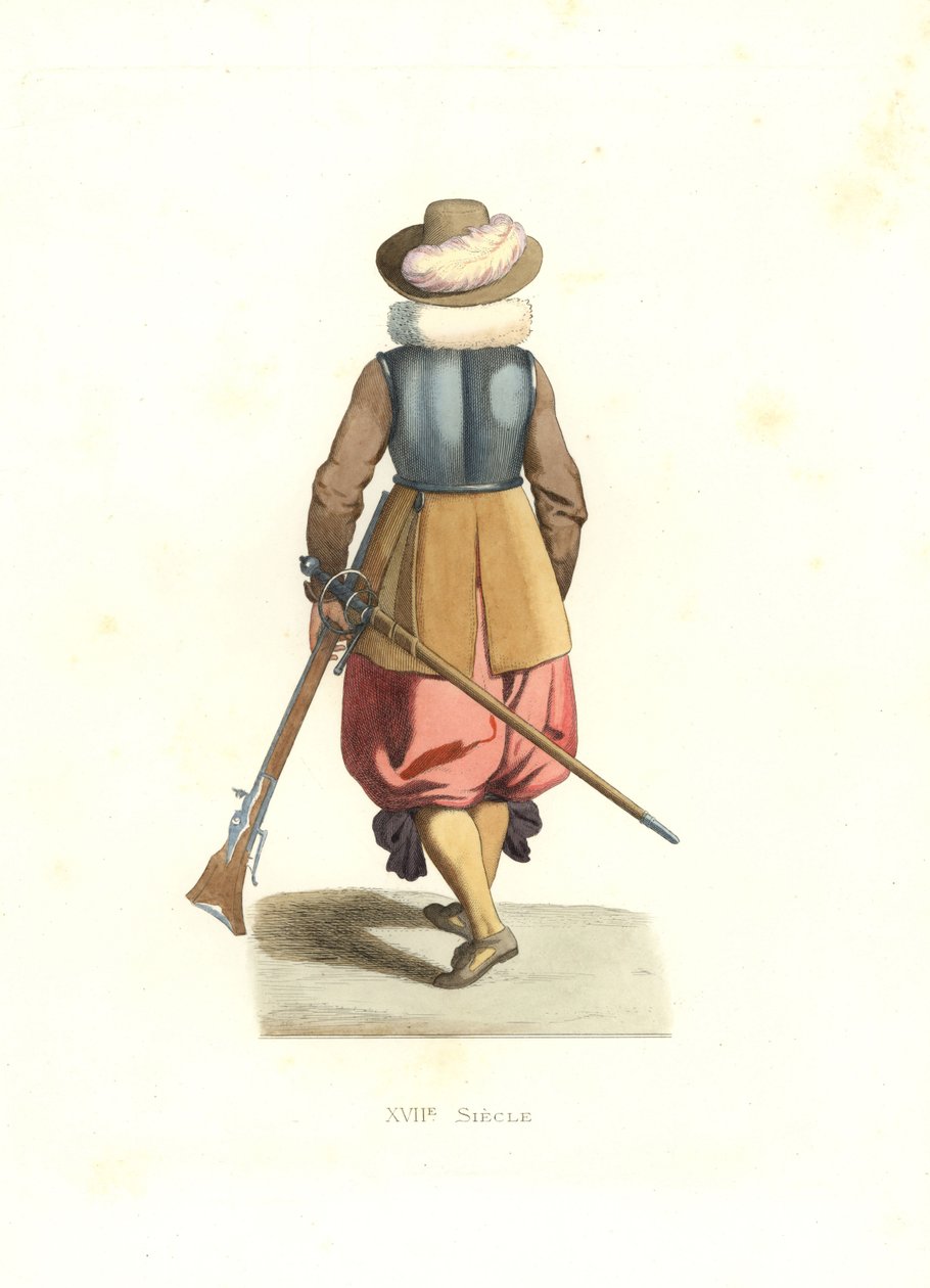 Musketeer from French Flanders by Edmond Lechevallier Chevignard