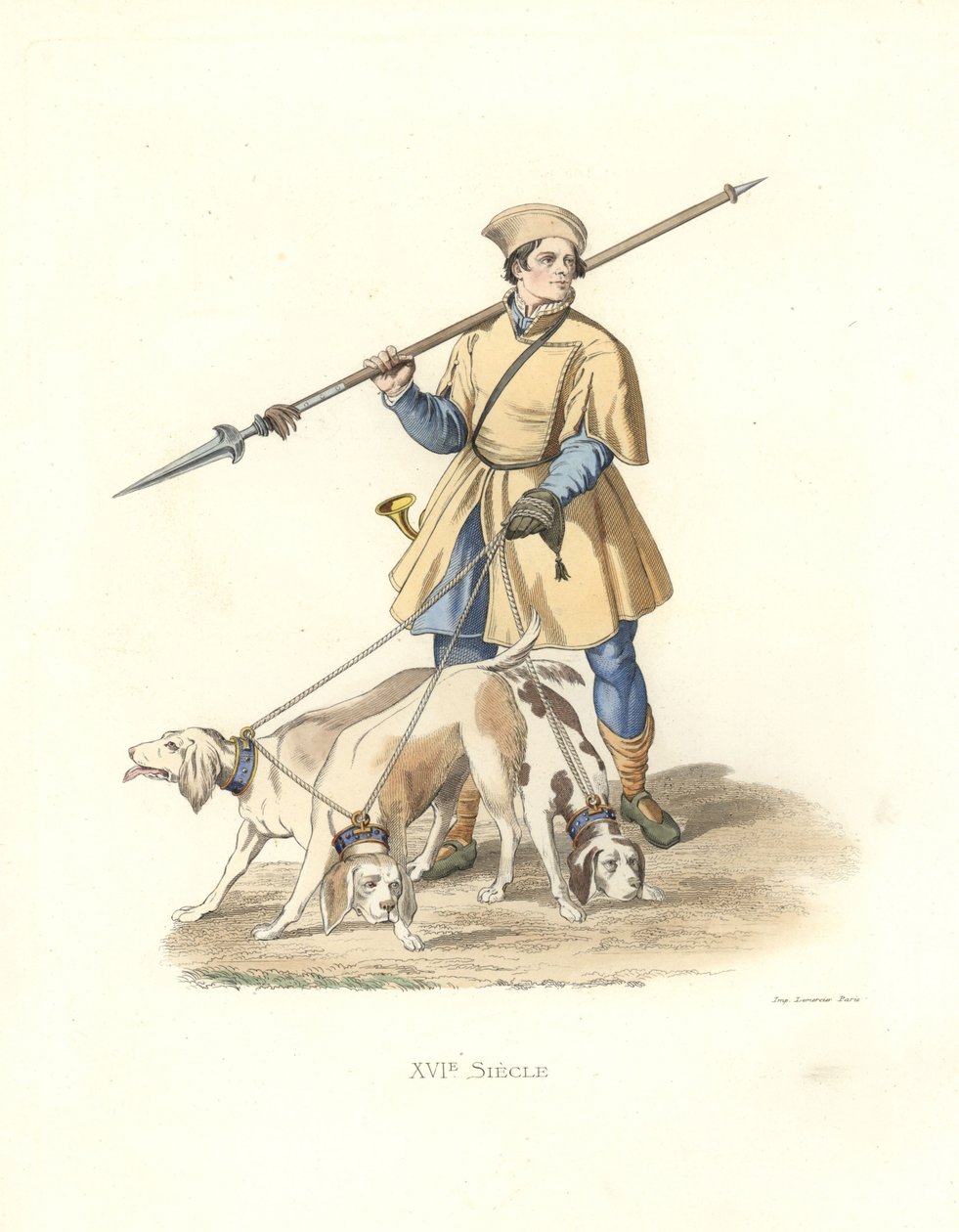 Valet to the Hounds under Francis I by Edmond Lechevallier Chevignard