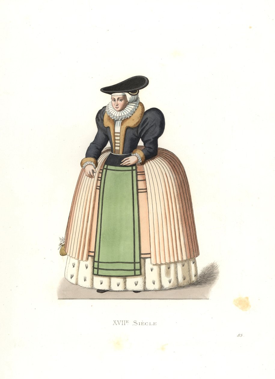 Woman of Alsace by Edmond Lechevallier Chevignard