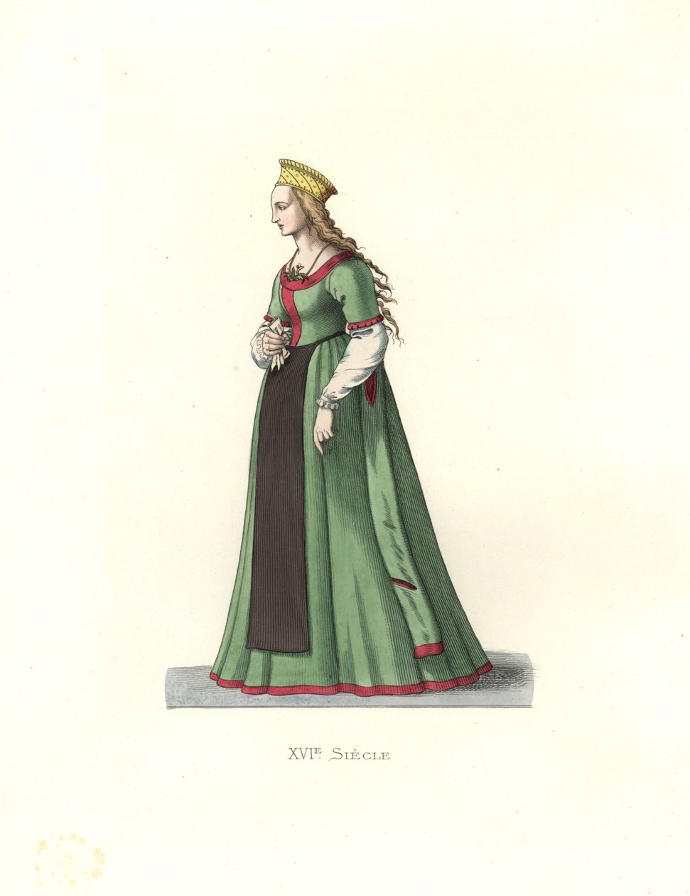 Young Woman from Danzig by Edmond Lechevallier Chevignard