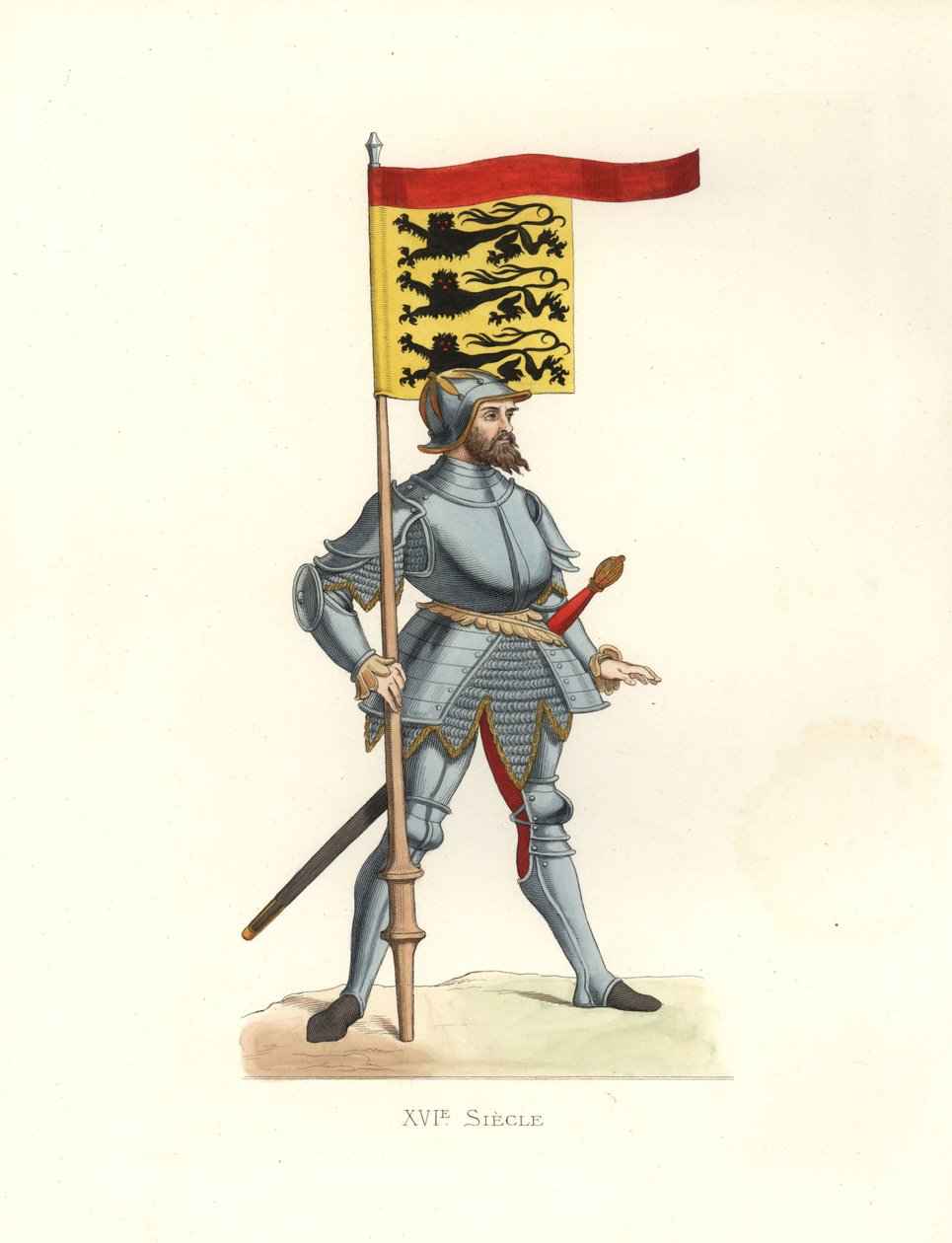 English Man of Arms by Edmond Lechevallier Chevignard