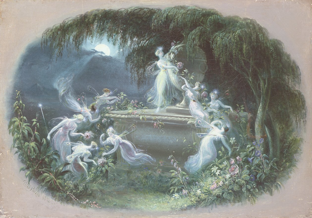The Visit at Moonlight by Edmund Thomas Parris