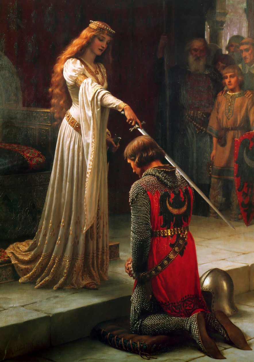 The Accolade, 1901 by Edmund Blair Leighton