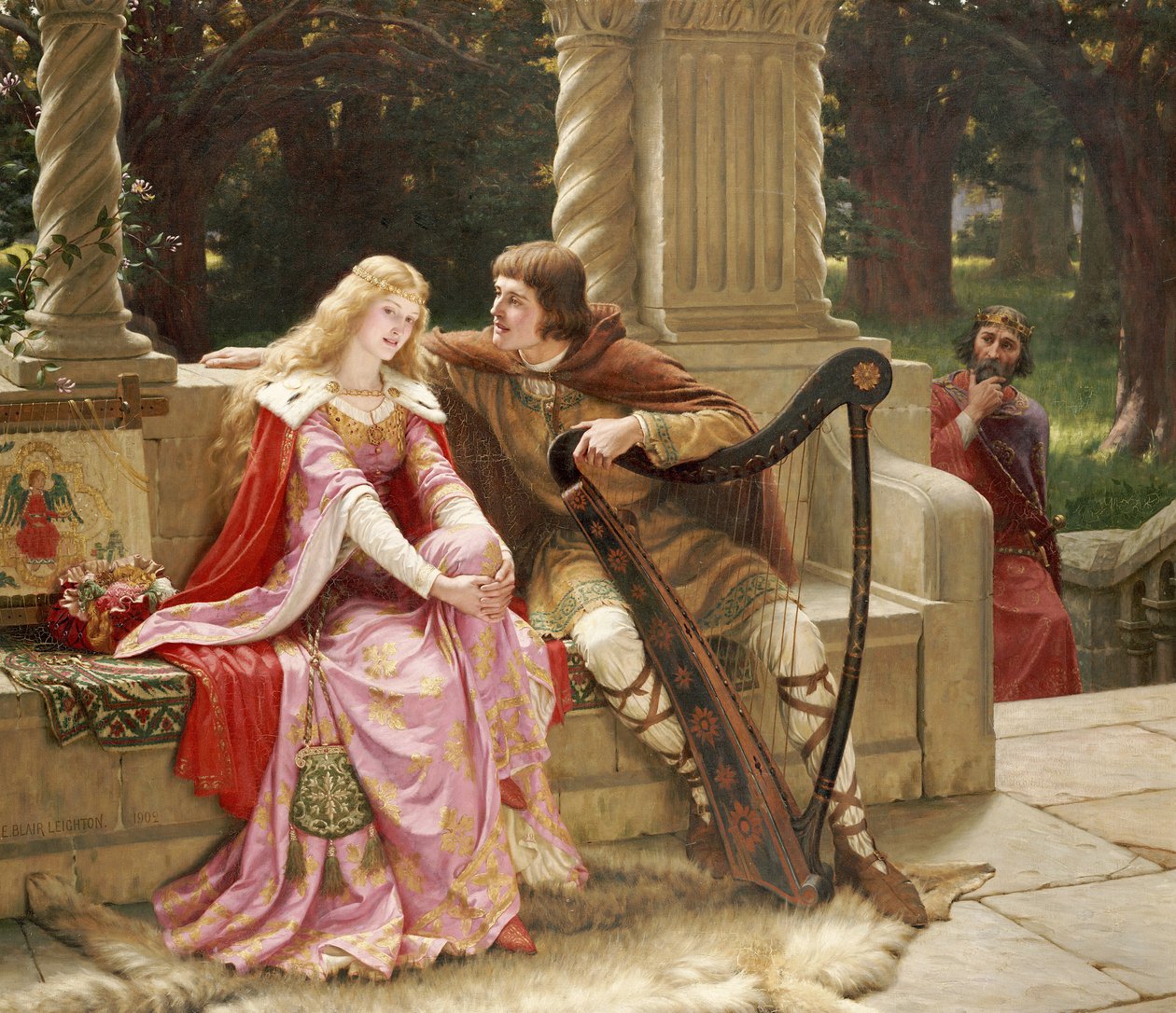 The End of the Song by Edmund Blair Leighton