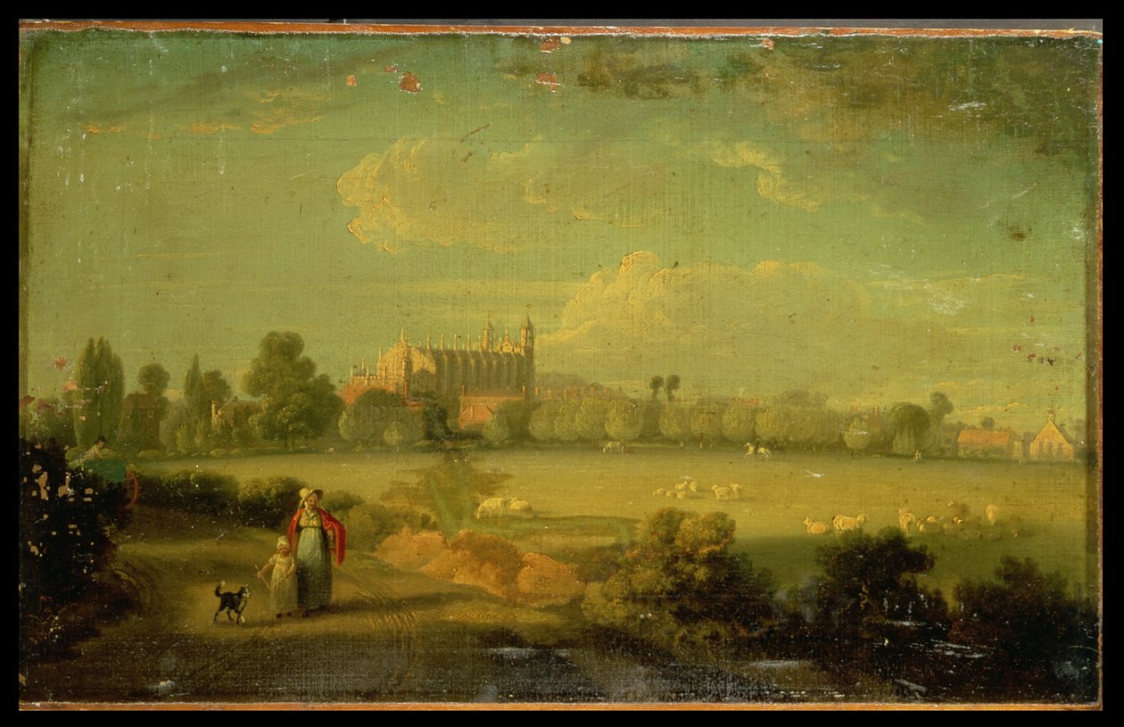 View of Eton From The Playing Fields by Edmund Bristow