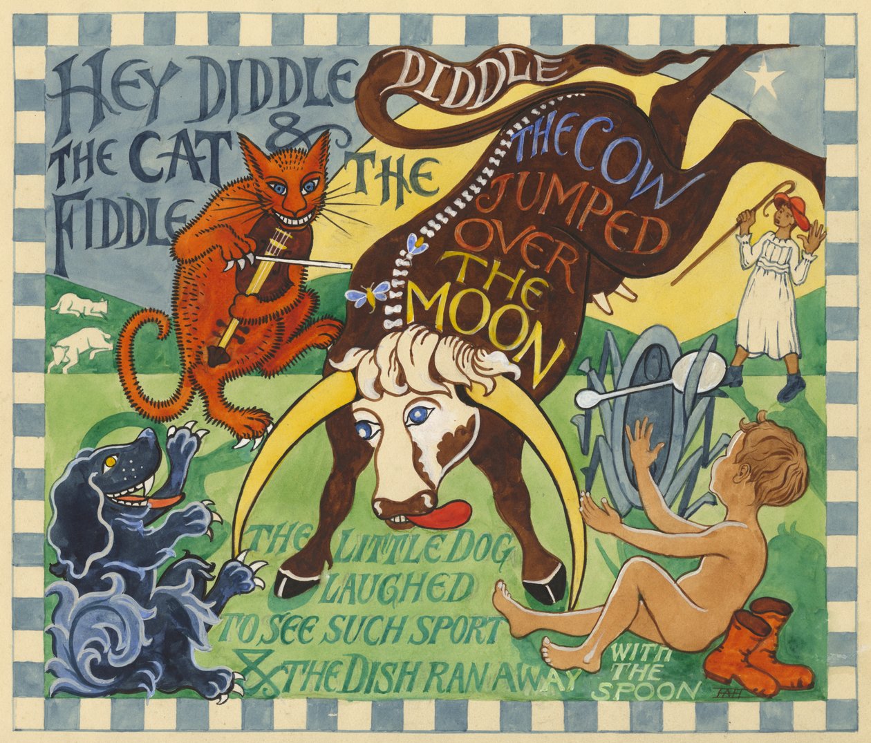 Hey Diddle Diddle by Edmund Hunter