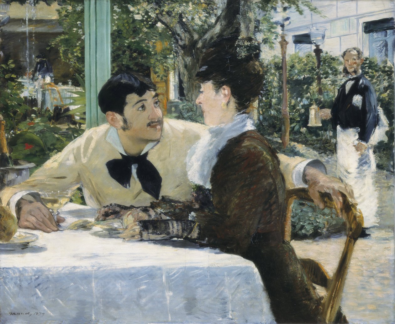 At Pere Lathuille by Édouard Manet