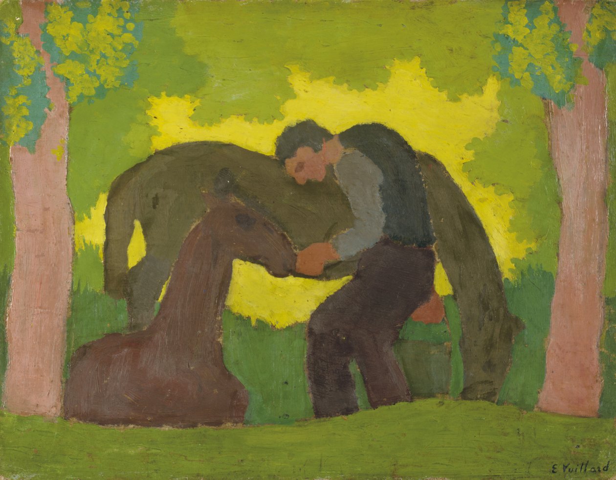 Man with Two Horses, 1890 by Edouard Vuillard