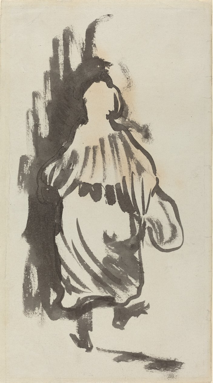 Walking Figure Seen from Behind by Edouard Vuillard
