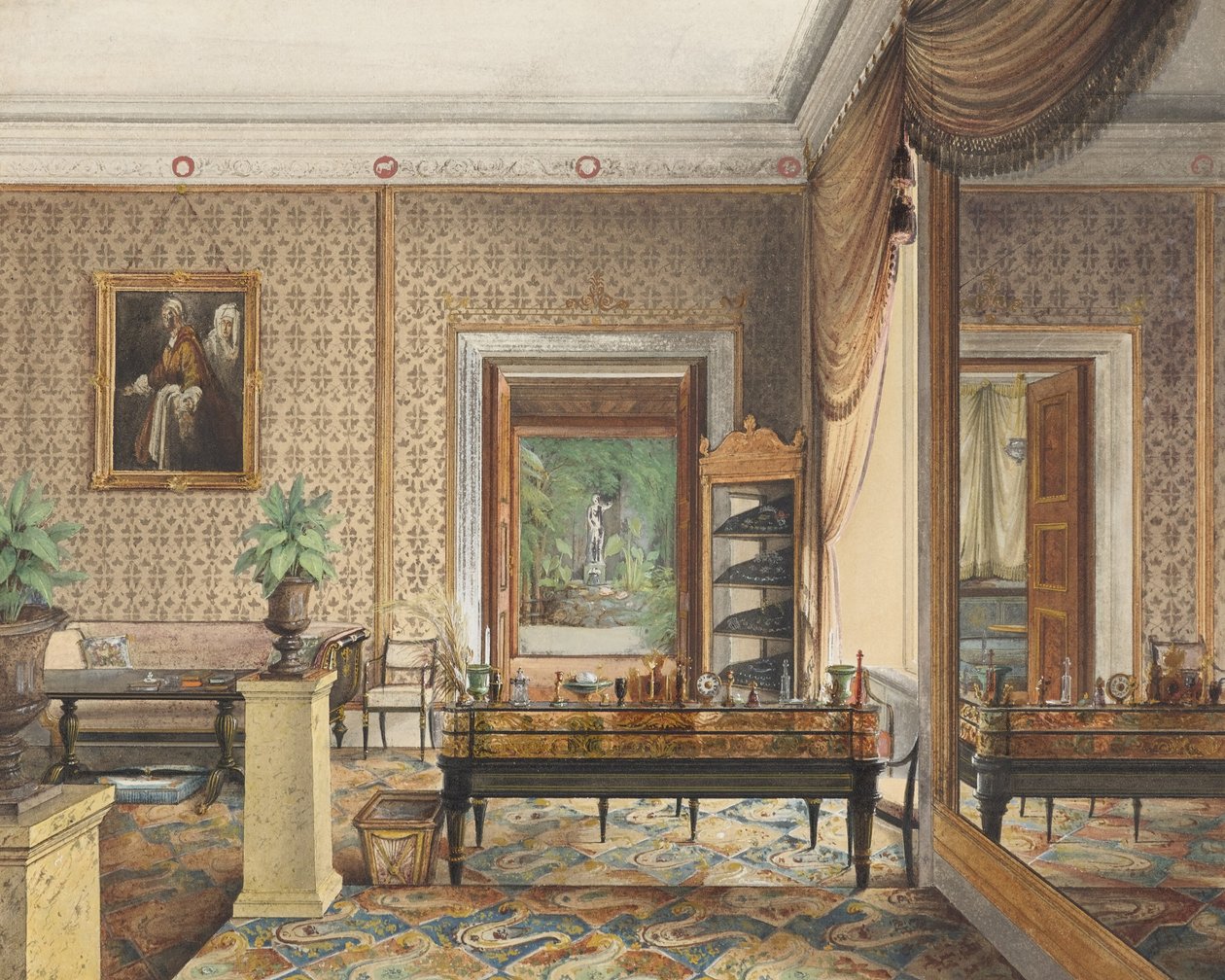 The Study of Prince Karl of Prussia by Eduard Gaertner