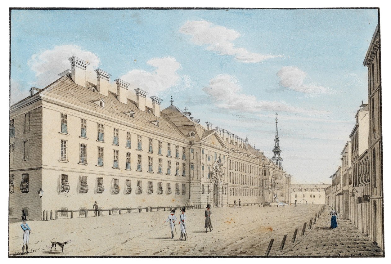 The Savoy Foundation Building Noble Academy on Laimgruben by Eduard Gurk