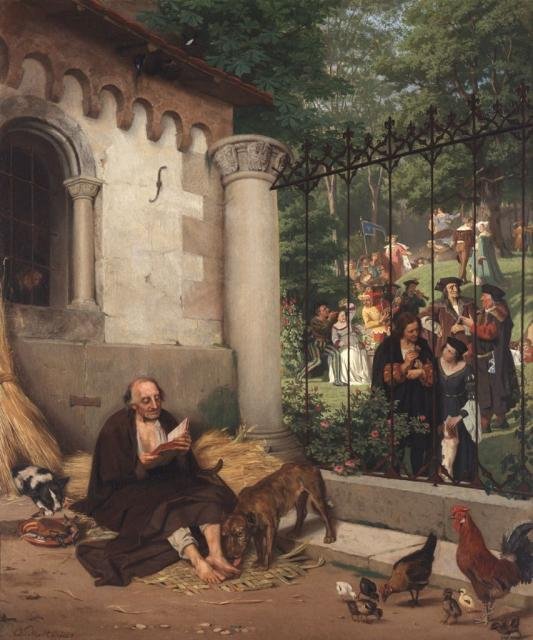 Lazarus and the Rich Man by Eduard Karl Franz von Gebhardt