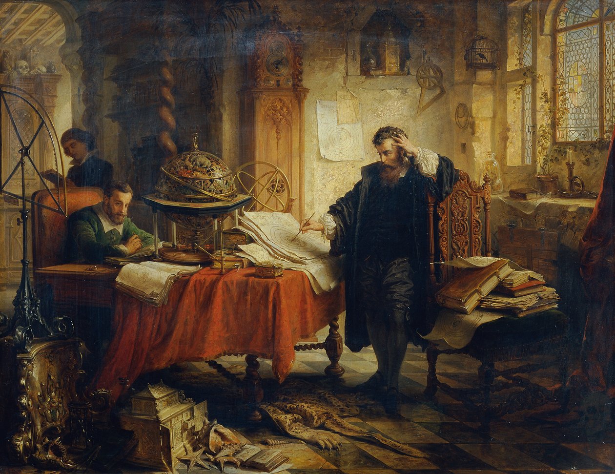Copernicus Recording the Paths of the Stars by Eduard Ender