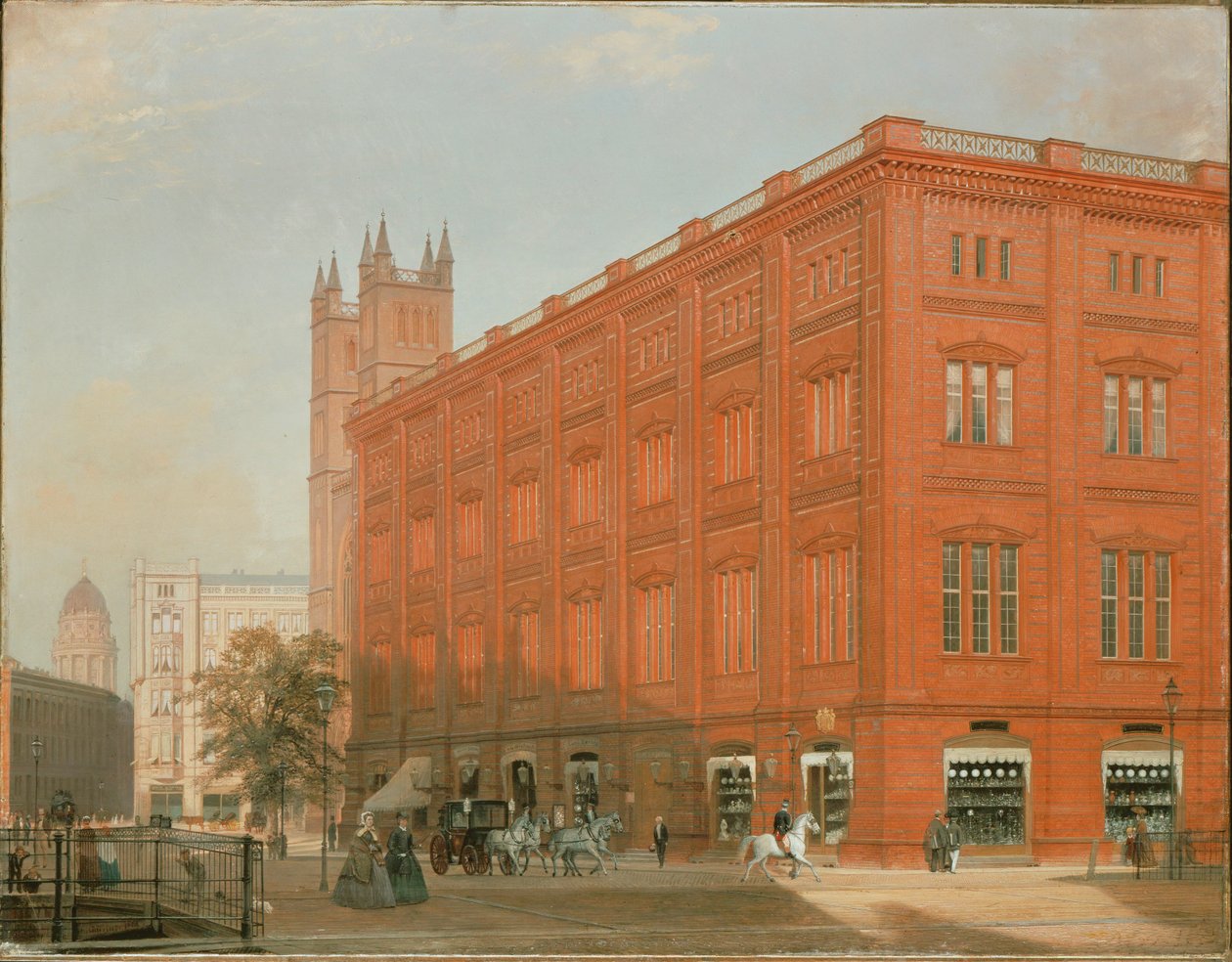 View of the Bauakademie in Berlin by Eduard Gaertner