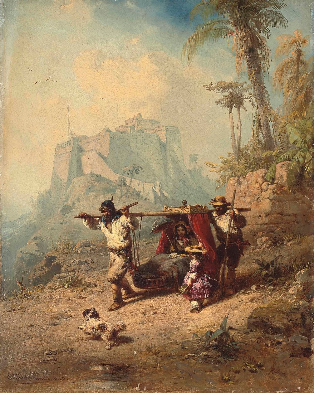 Castello del Pico, Madeira by Eduard Hildebrandt