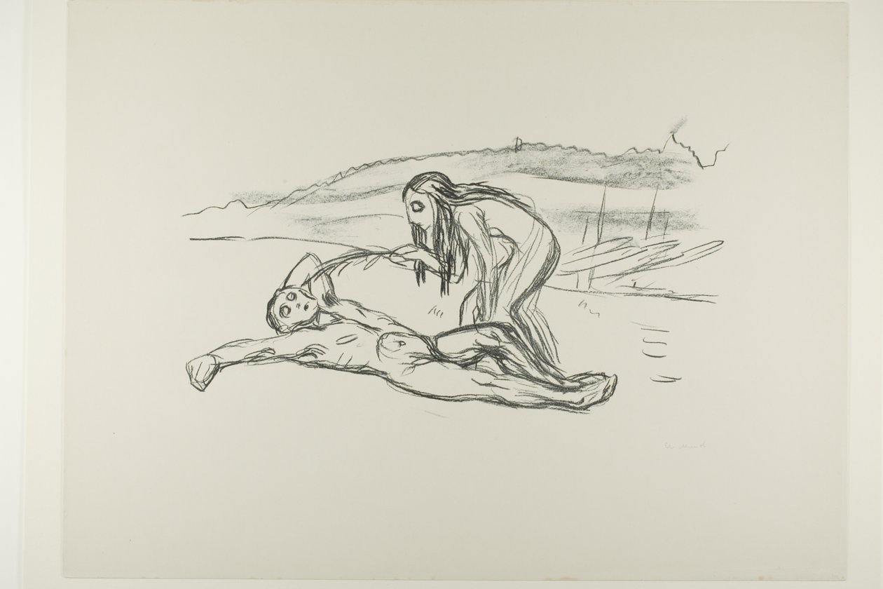 Alpha and Omega by Edvard Munch