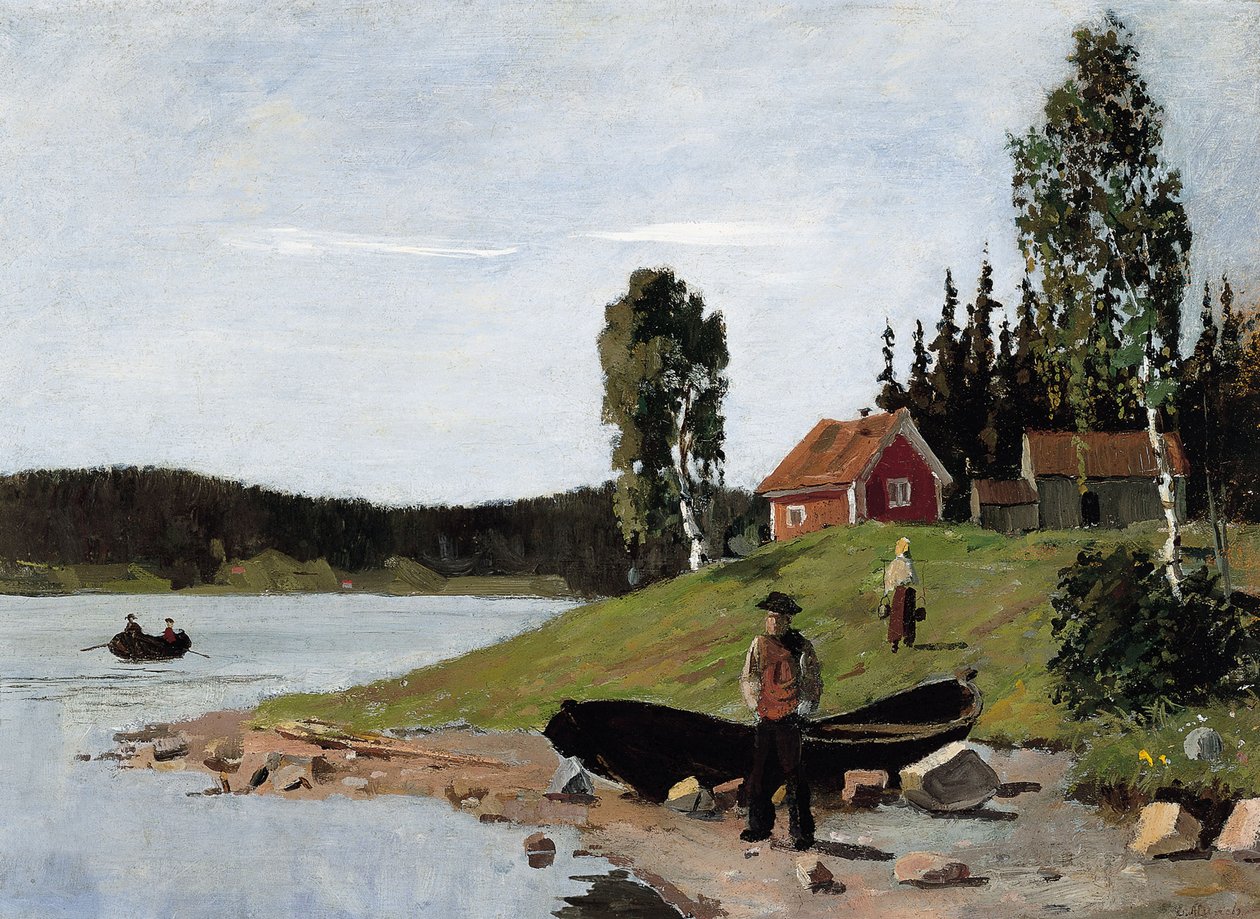 Coast Landscape by Edvard Munch