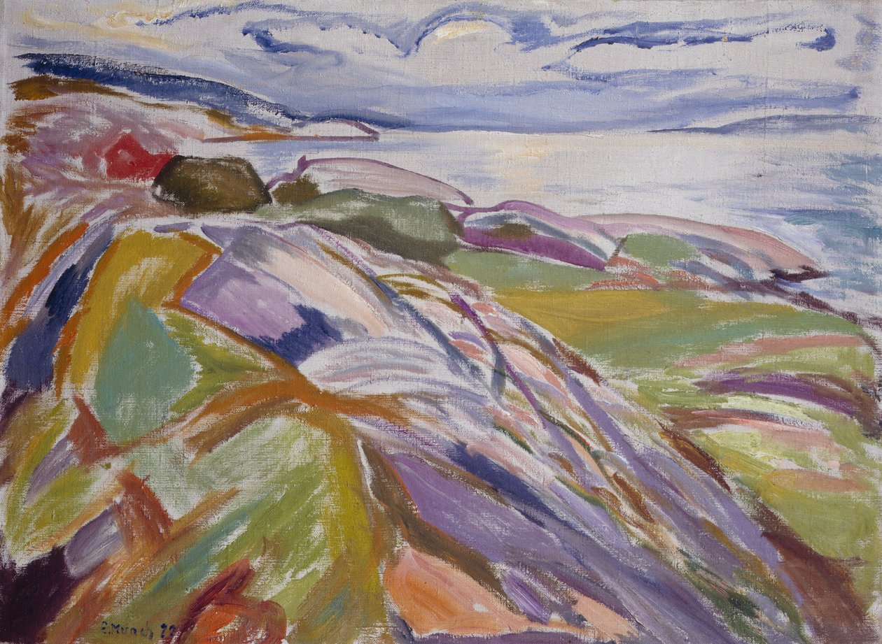 Coastal Landscape, Hvitsten by Edvard Munch