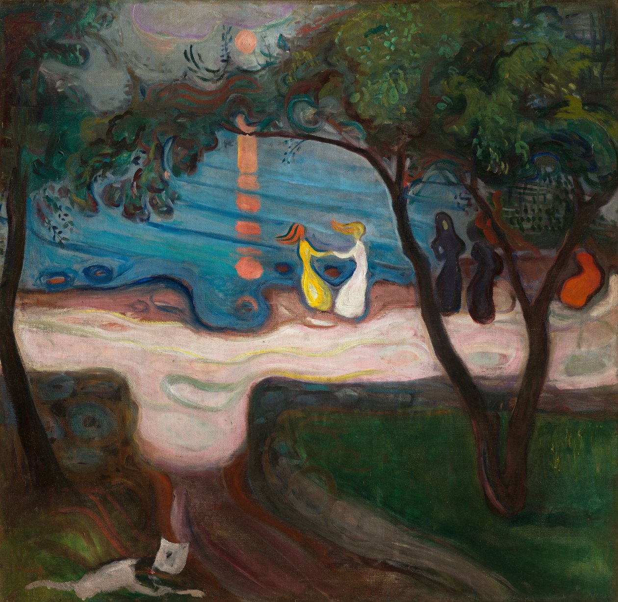 Dancing on a Shore by Edvard Munch