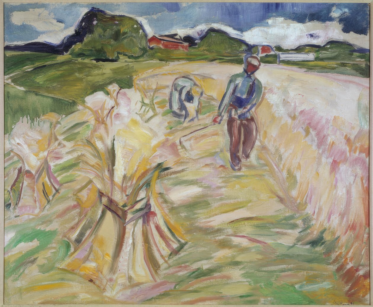 The Wheat Field by Edvard Munch