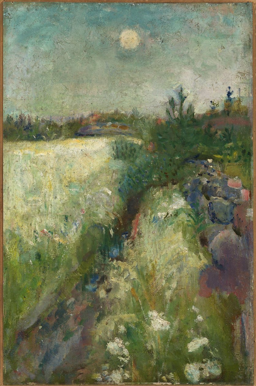 Flowery Meadow at Veierland by Edvard Munch