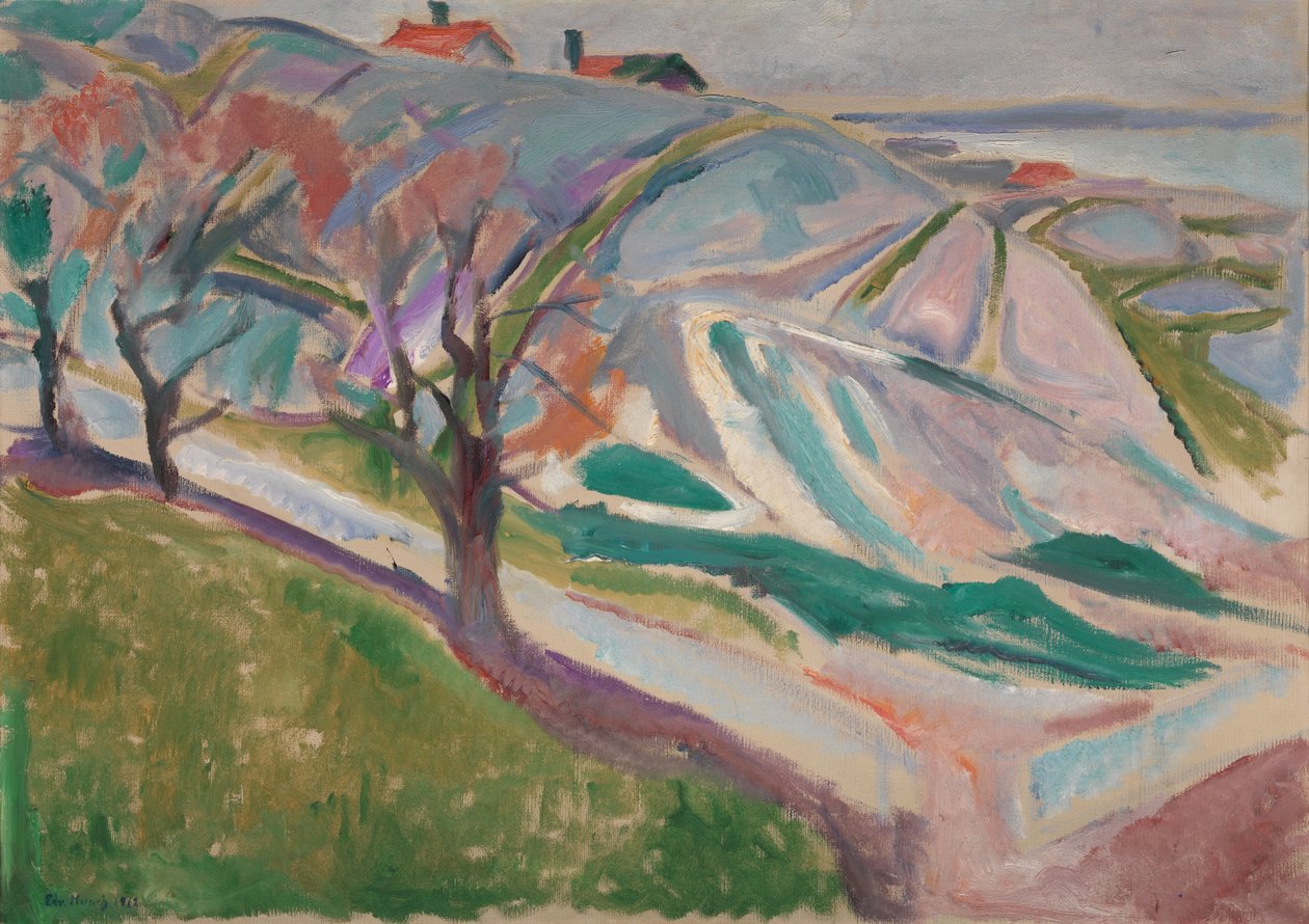 Landscape, Kragero by Edvard Munch