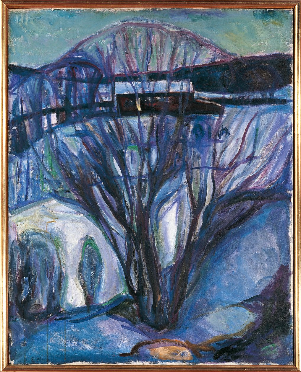 Winter Landscape, Ekely by Edvard Munch