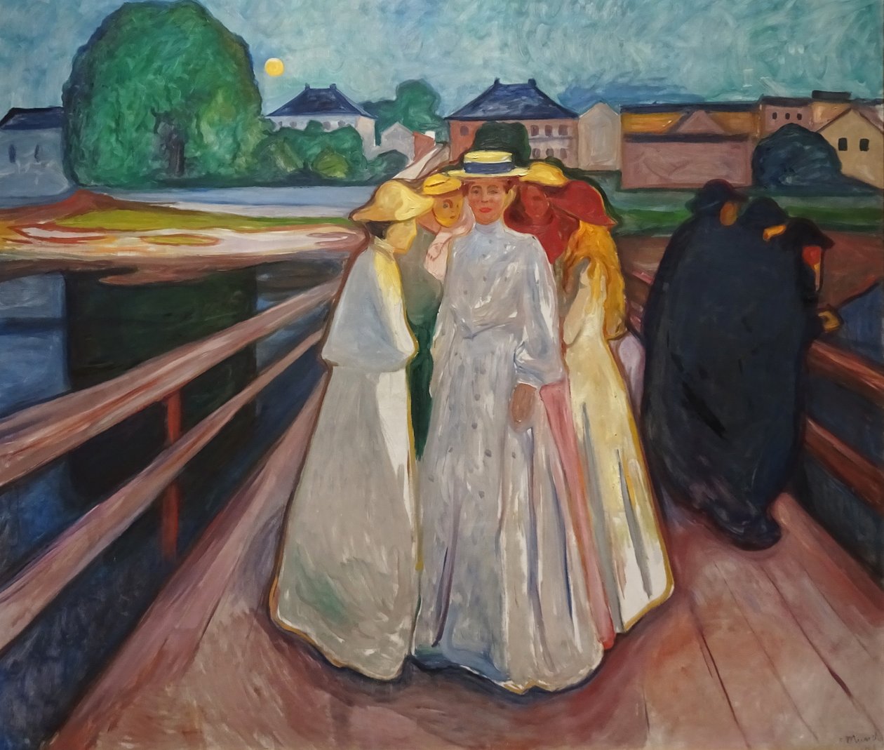 On the Bridge by Edvard Munch