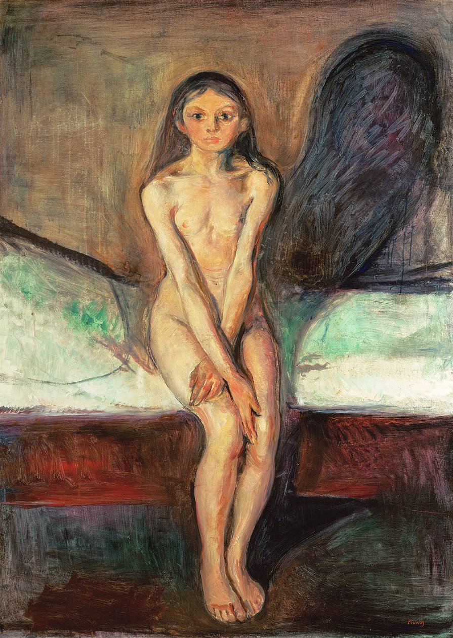 Puberty by Edvard Munch