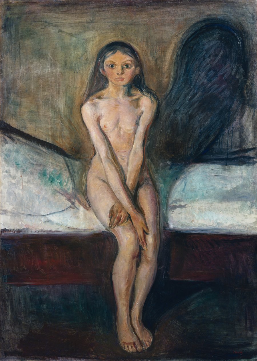 Puberty by Edvard Munch