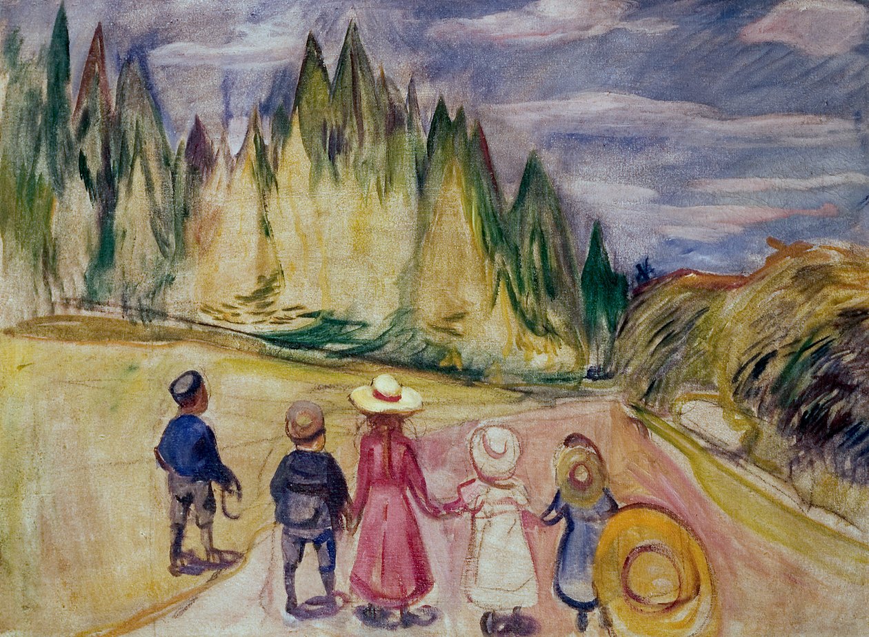 The Fairytale Forest by Edvard Munch