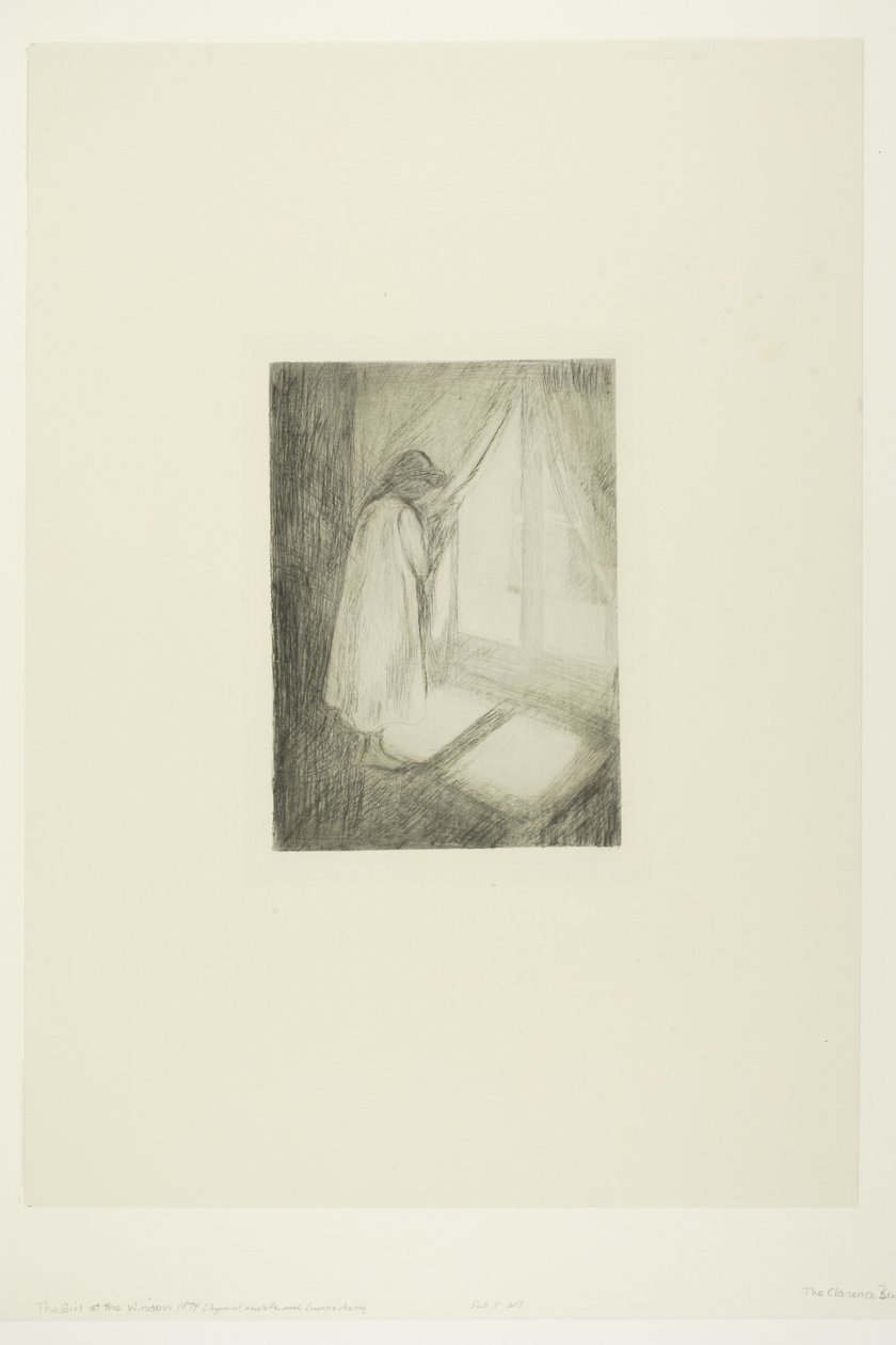 The Girl at the Window by Edvard Munch
