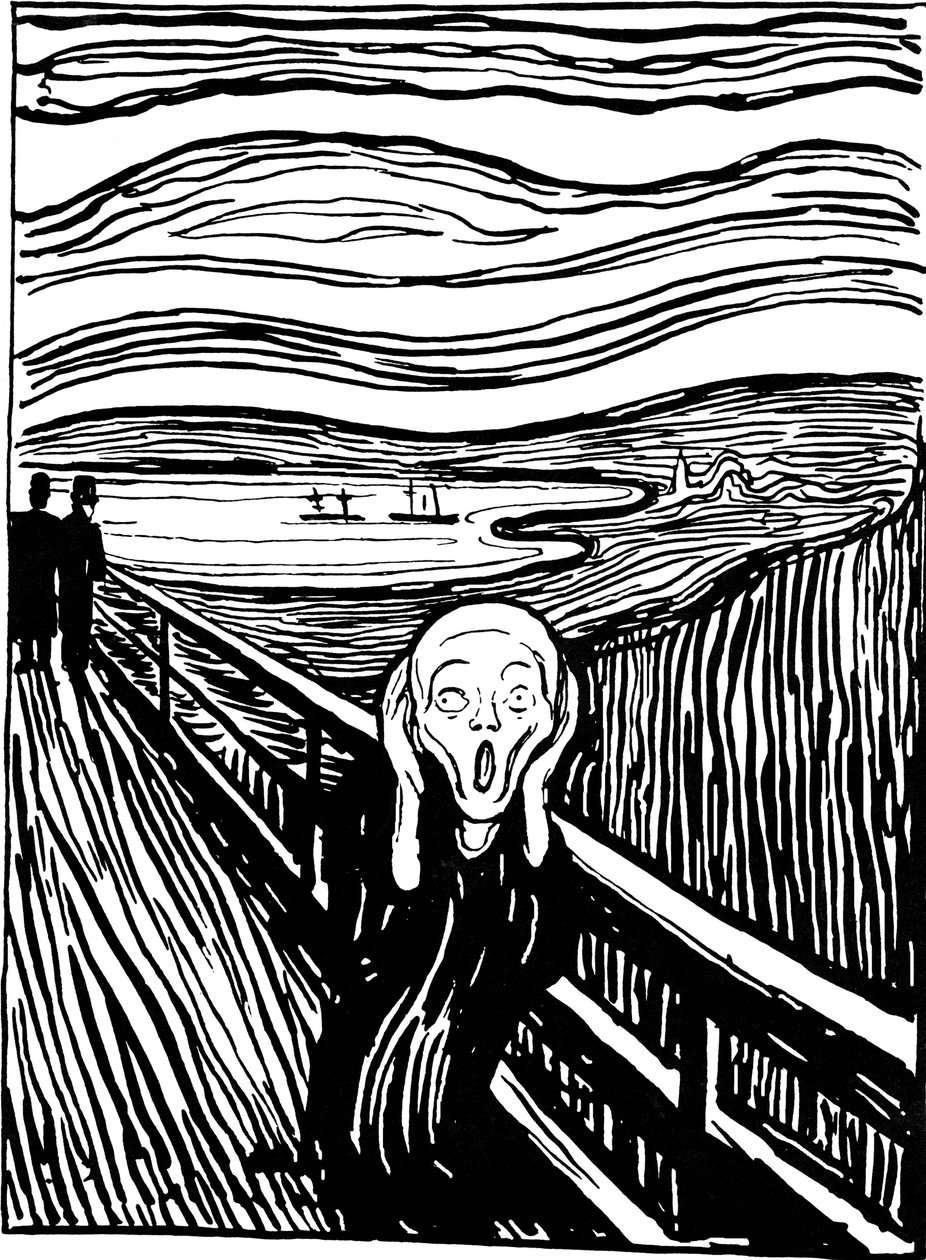 The Scream, 1895 by Edvard Munch