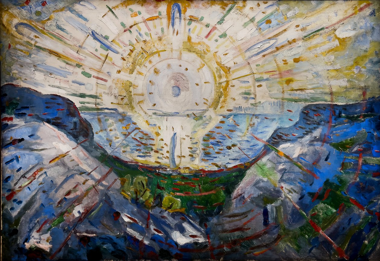 The Sun by Edvard Munch