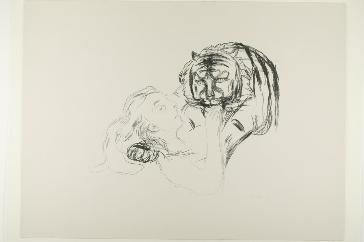 The Tiger by Edvard Munch