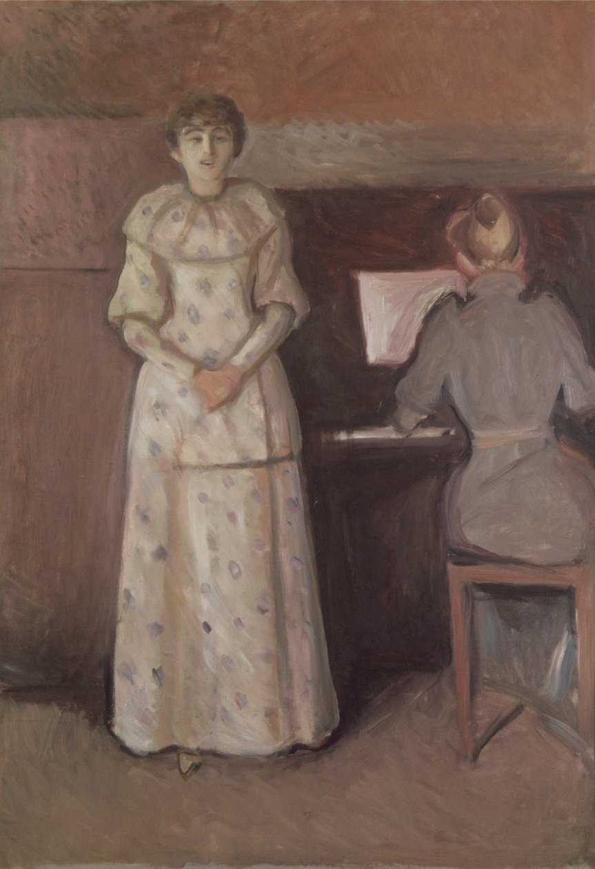 The Two Sisters, Ragnhild and Dagny Juel by Edvard Munch