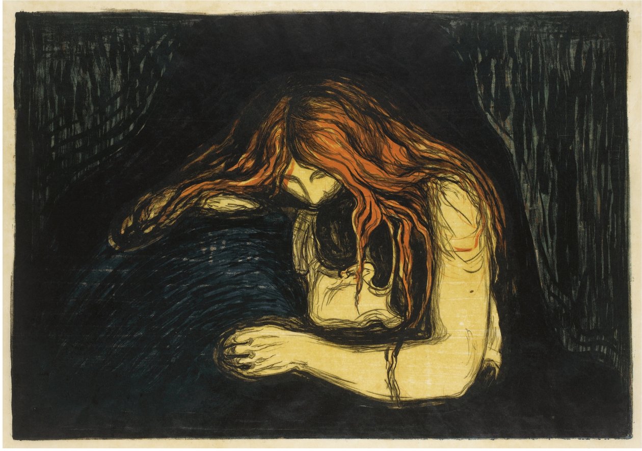 The Vampire II by Edvard Munch
