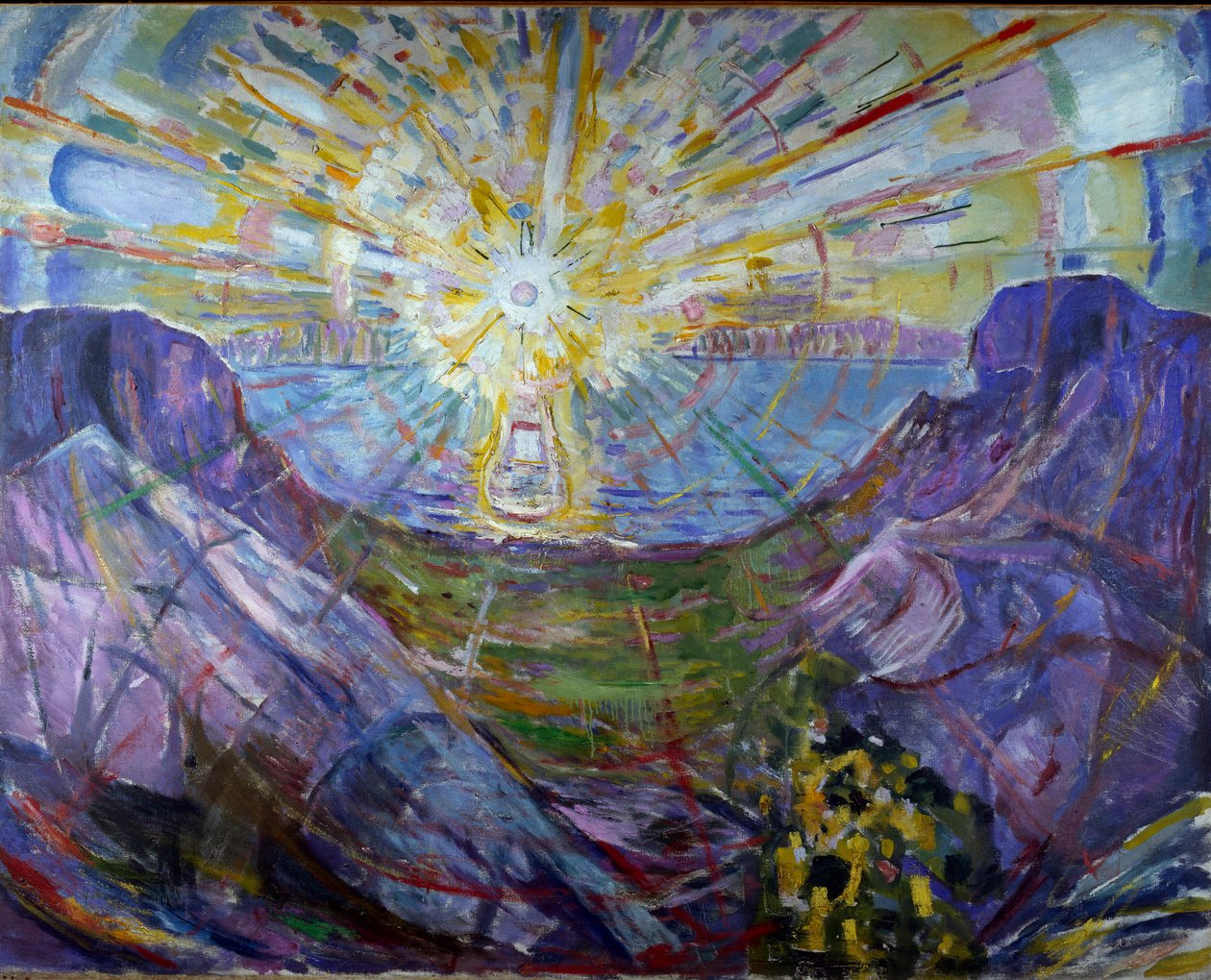 The Sun by Edvard Munch