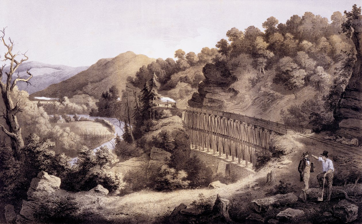 Viaduct on Cheat River, from 