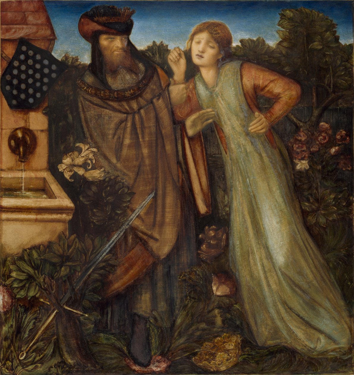 King Mark and La Belle Iseult by Edward Burne Jones